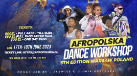 bilet na AfroPolska 5 - Dance Workshops 2023, 17 czerwca w Warszawie!