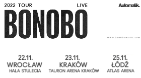 bilety na koncerty Bonobo w ramach Fragments Live Tour 2022!