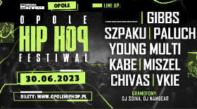 bilet na imprezę Amfiteatr HipHop Festiwal, już 30 czerwca w Opolu!