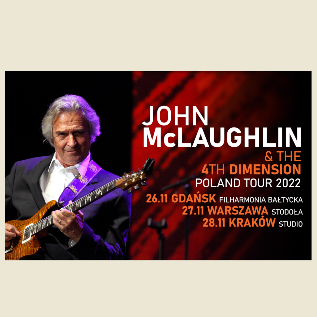 John McLaughlin & The 4th Dimension w Polsce!