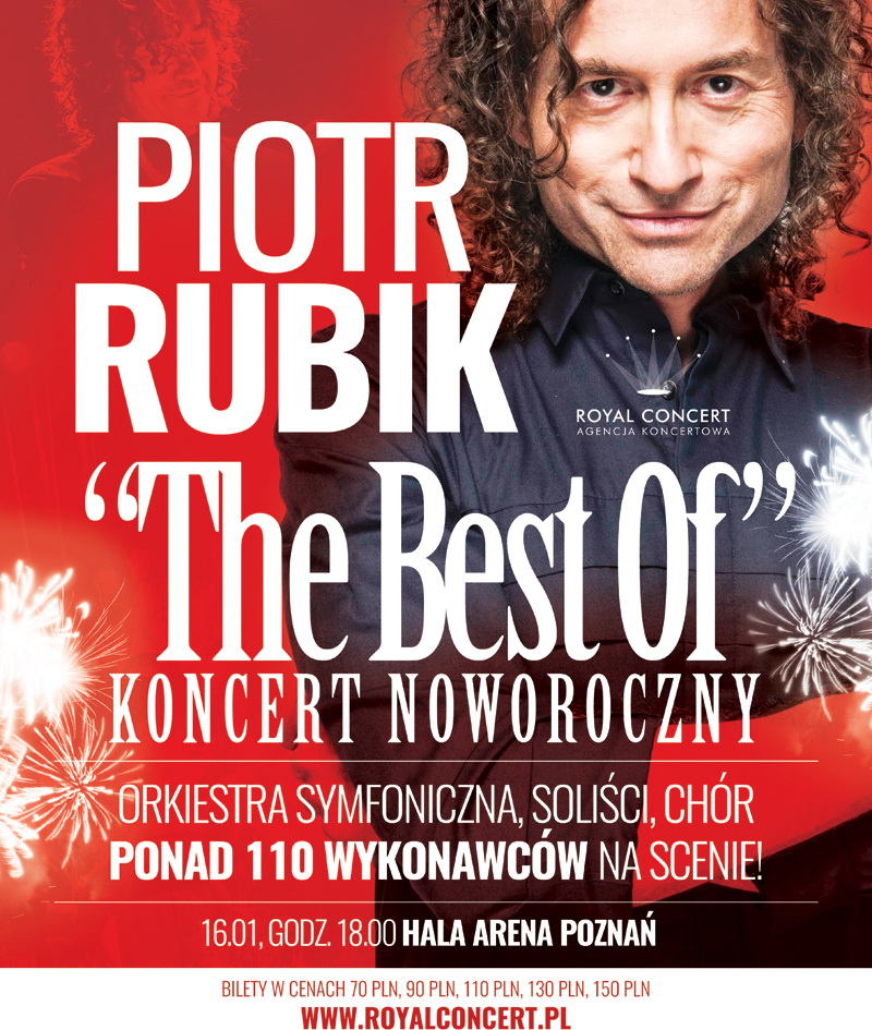 Bilety na Koncert ,,Piotr Rubik The Best Of" Poznań