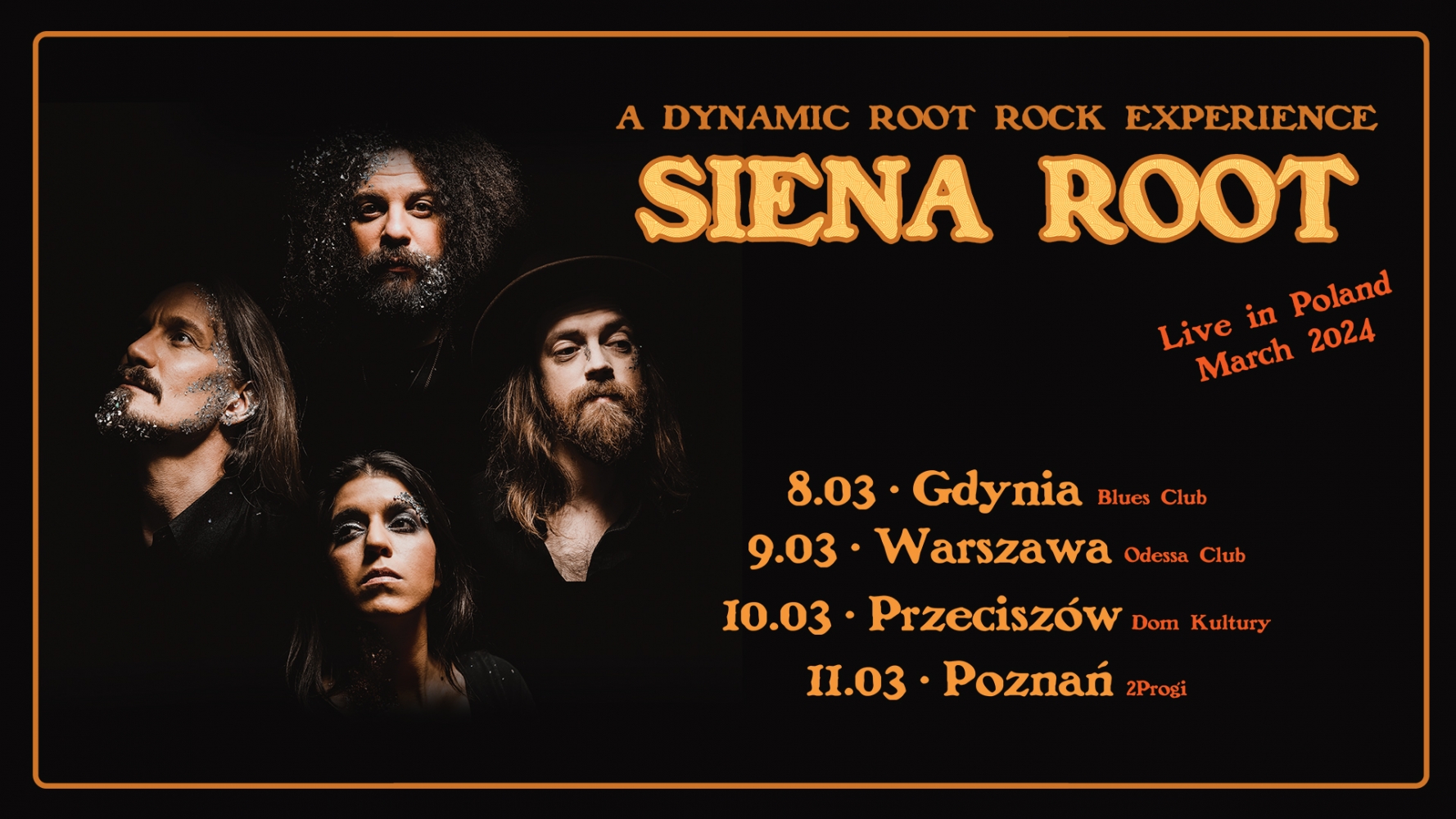 Bilety na Siena Root - Poznań, 11.03.2024 - Poznań