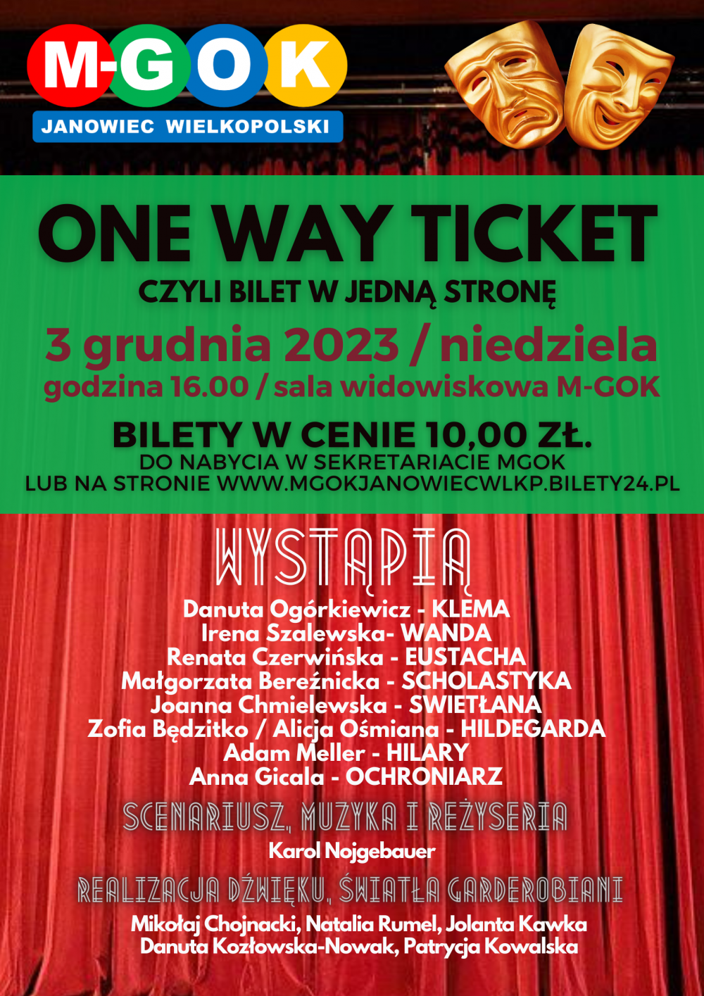 Bilety Na One Way Ticket Czyli Bilet W Jedną Stronę Janowiec Wielkopolski