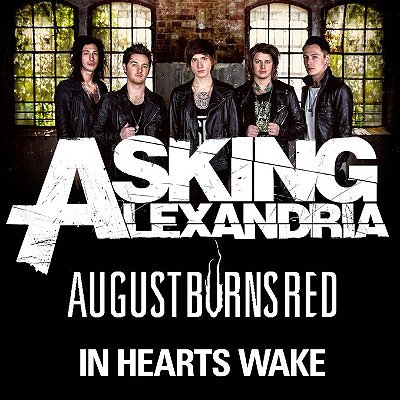 Bilety na koncerty Asking Alexandria, August Burns Red i In Hearts Wake