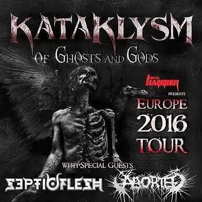 Bilety na koncerty Kataklysm, Septic Flesh i Aborted