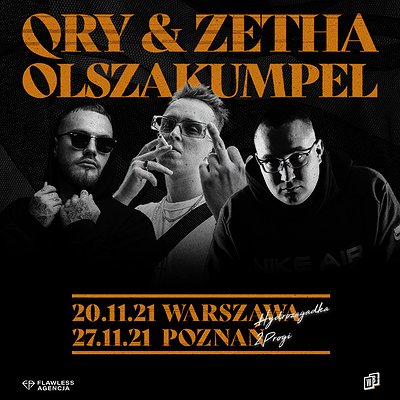 Bilety na koncerty QRY + ZETHA + OLSZAKUMPEL!