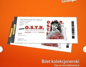 Polecamy bilet kolekcjonerski! Dostępne w każdym mieście!