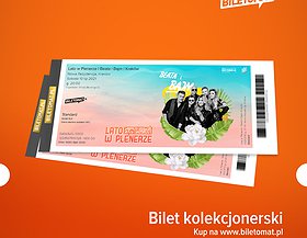 Polecamy bilet kolekcjonerski! Dostępne w każdym mieście!
