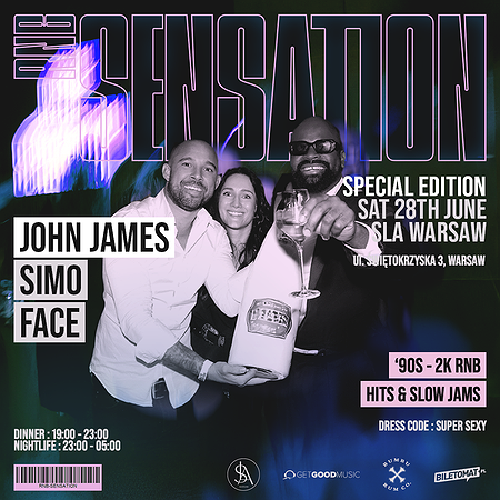 RNB SENSATION x SLA, WARSAW x JUNE 28TH