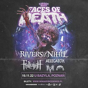 Hard Rock / Metal: Rising Merch Faces Of Death Tour 2021 / Poznań