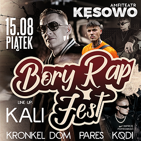 Bory Rap Fest | Amfiteatr Kęsowo