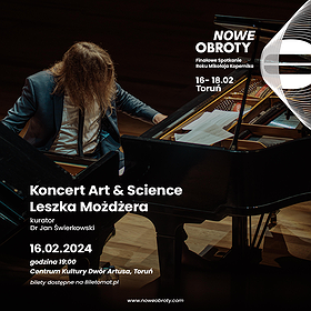 Art & Science, muzyka spotyka naukę w wyjątkowym koncercie Leszka Możdżera