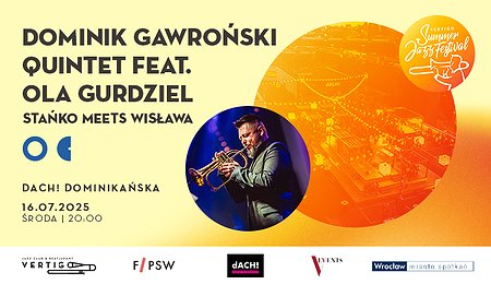 VSJF: Dominik Gawroński Quintet feat. Ola Gurdziel Stańko meets Wisława