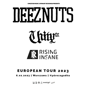 Hard Rock / Metal: DEEZ NUTS + Unity TX, Rising Insane