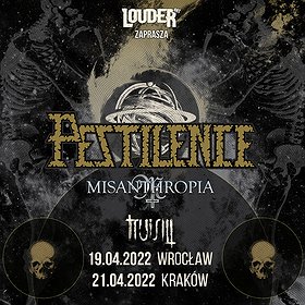 Hard Rock / Metal: PESTILENCE Testimony 30th Anniversary tour Misantrophia & Truism | Wrocław