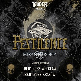 Hard Rock / Metal : PESTILENCE Testimony 30th Anniversary tour Misantrophia & Truism | Wrocław