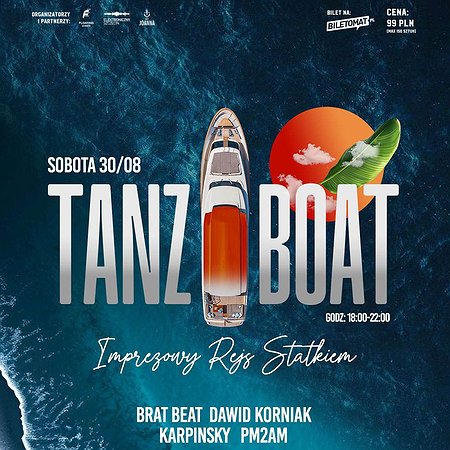 TANZBOAT - Imprezowy rejs statkiem 2025 | SZCZECIN