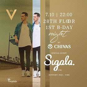 Imprezy: 28th Floor 1st B-Day Night feat. Sigala (UK) / by Chivas