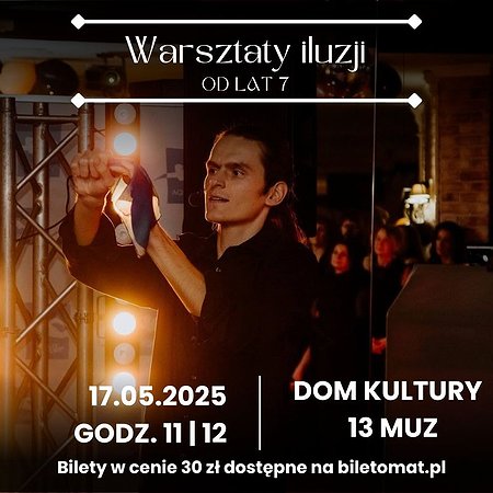 Warsztaty iluzji dla dzieci i młodzieży od lat 7 | 12:00 | Szczecin