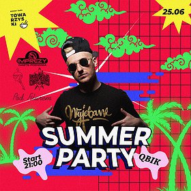 Hip Hop / Rap: SUMMER PARTY | DJ + koncert QUBIK | NIEDZIELA