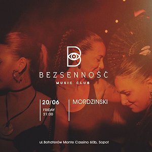BEZSENNOŚĆ – 20.06 – MORDZINSKI – AFRO HOUSE