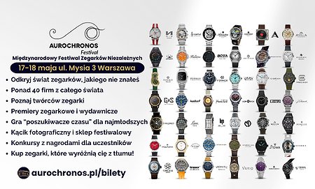 Międzynarodowy Festiwal Zegarków Niezależnych Marek - AuroChronos