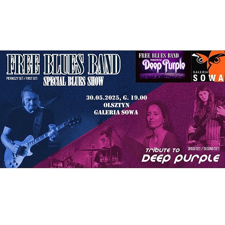 Free Blues Band -Special Blues Show i Tribute to Deep Purple | OLSZTYN