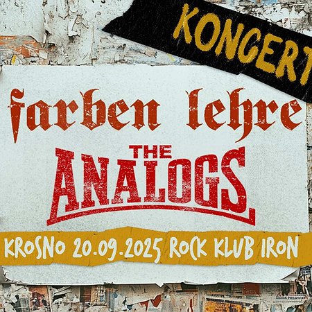 THE ANALOGS + FARBEN LEHRE | KROSNO