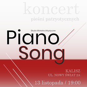 Koncerty: Piano Song - koncert pieśni patriotycznych