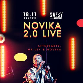 Muzyka klubowa: Novika 2.0 Live - koncert + afterparty