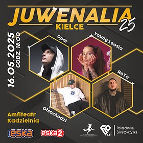 JUWENALIA 2025 KIELCE: OPAŁ, OTSOCHODZI, RETO, YOUNG LEOSIA