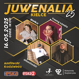 JUWENALIA 2025 KIELCE: BLETKA, OTSOCHODZI, RETO, YOUNG LEOSIA