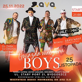 Disco: Boys w AVA 3.0- koncert LIVE