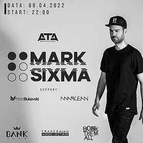 Elektronika: MARK SIXMA | BANK CLUB | Warszawa