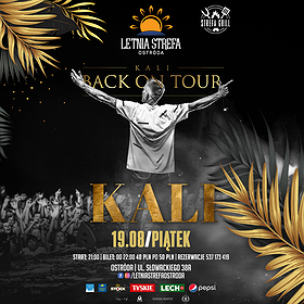 Hip Hop / Reggae: KALI | BACK ON TOUR | Koncert Live w Letniej Strefie!!!
