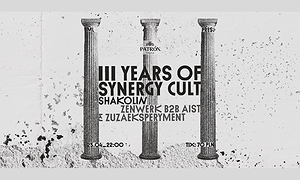 ML pres. 3 YEARS OF SYNERGY CULT with SHAKOLIN, ZUZAEKSPERYMENT, AIST & ZENWERK