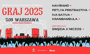 Festiwal muzyki białoruskiej Graj 2025