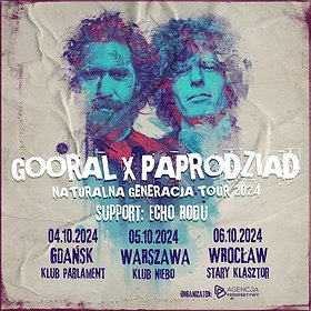 NATURALNA GENERACJA TOUR 2024: Gooral x Paprodziad | Gdańsk