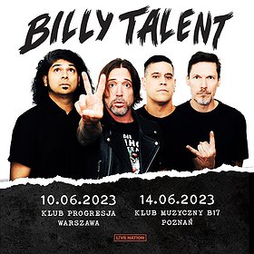 Rock: Billy Talent | Poznań