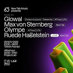 New Tab Music pres. Glowal, Olympe & Ruede Hagelstein LIVE | TAMA