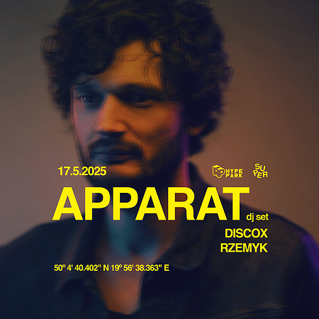Apparat (dj set) | Kraków | Hype Park
