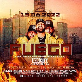 Events: FUEGO: OSOCITY | Bank Club
