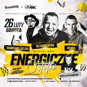 Events: Energiczne Ostatki | Hubertus | Persi | Martino Live Sax