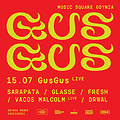 electronic: MUSIC SQUARE GDYNIA: GUSGUS live!, Gdynia
