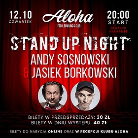 STAND UP NIGHT - Andy Sosnowski & Jasiek Borkowski