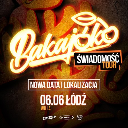WIŚNIA BAKAJOKO | ŚWIADOMOŚĆ TOUR | ŁÓDŹ - nowy termin