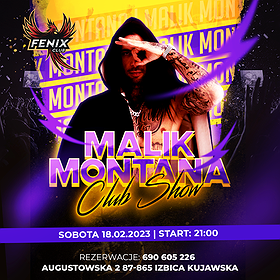Hip Hop / Rap: Malik Montana 18.02 | Fenix Izbica Kujawska