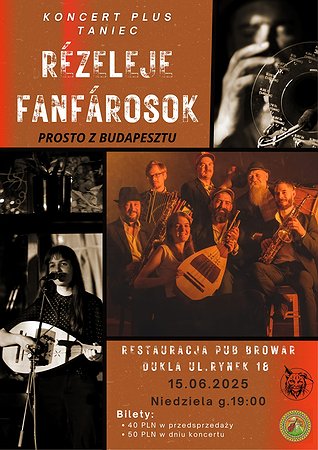 Rézeleje Fanfárosok folk z Budapesztu | Browar Dukla