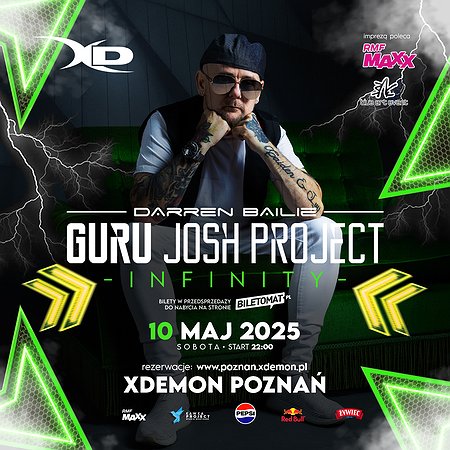 Darren Bailie | Guru Josh Project "INFINITY"